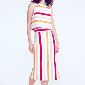 Lou & Grey striped summer skirt set